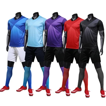 Survetement Футболни тениски 2019 Мъжки комплекти футболни майок Спортни заготовки Спортни костюми отбор по футбол на Футболен униформено Облекло с принтом