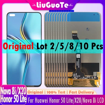 2/5/8/10 бр. Оригинални За Huawei Nova 8i/Honor X20 LCD дисплей С Сензорен Екран Дигитайзер възли За Замяна HonorX20/Nova8i