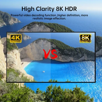8K Smart TV Stick RK3528 мултимедиен плейър за декодиране на видео 2.4 G 5G WIFI6 Android 13.0 Bluetooth-Съвместими 5.0 Гласови дистанционно управление