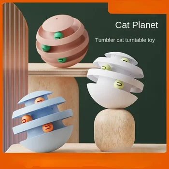 Играчка котка, неваляшка, въртяща маса, съдържащи артефакт, забавни котка, верижен транспорт, стоки за домашни любимци, играчки с топката