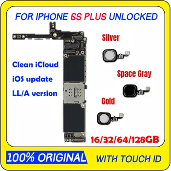 Чиста Логическа такса iCloud за iPhone 6S Plus 5,5-инчов Полнопроцессорная дънна Платка с Поддръжка на система iOS 4G LTE е GSM WCDMA