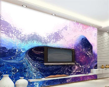 Тапети Wellyu по поръчка модерна цвят абстракция морето на мечтите хол ТЕЛЕВИЗИЯ фон стенни декоративна живопис стенопис