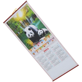 Календар Месечен стенен календар В китайски стил Окачен календар 