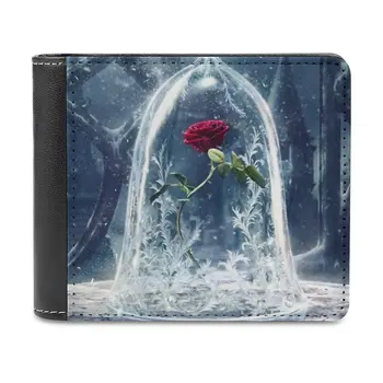 Мъжки портфейл Enchanted Rose, портфейли, портмонета на Новия дизайн, цената в долари, най-добър мъжки кожен портфейл 2017, Персонализиран шаблон на чантата