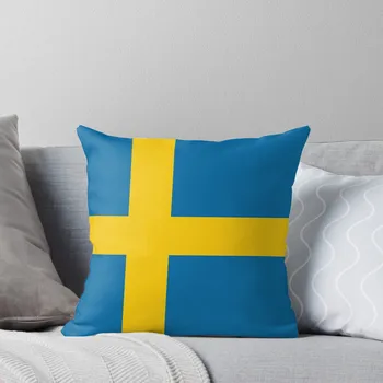 Възглавница с участието на шведски флаг, калъфки за възглавници по поръчка