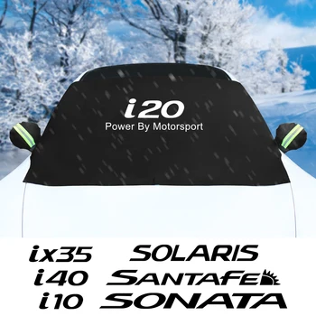 Магнитен Авто Козирка За Hyundai I10 I20 I30, Ix35 I40 Sonata Santafe GDI Auto Предното Предното Стъкло Снега Козирка Протектор
