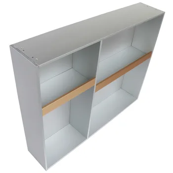 Кухненски шкаф за съхранение от алуминиева сплав, Космически алуминиев багажник за съхранение, монтиран на стената рафтове за съхранение, висящи детайли