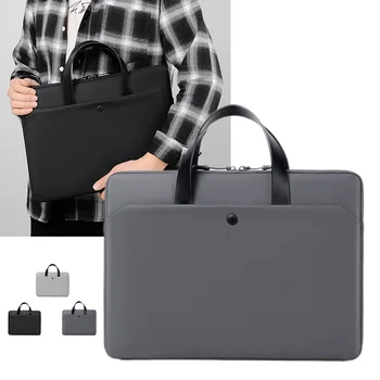 2022 нова чанта за лаптоп, водоустойчив многопластова офис чанта, мъжка бизнес портфейл за междуградски пътувания