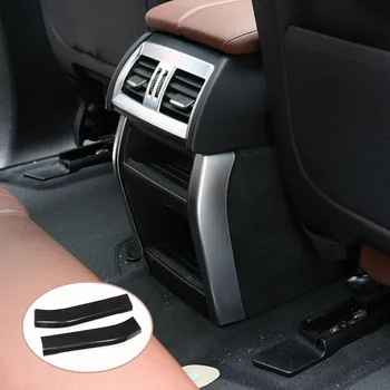 Стикер за довършителни работи на дограма задните вентилационни отвори на климатика на автомобила, аксесоари за интериора на BMW X5 F15 X6 F16 2014-2018