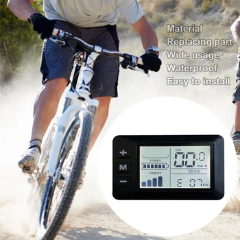 Контролер панел на LCD-дисплея, на велосипеди, Части за преобразуване на електронното наем на скутер, Модификация за измерване на скоростта, Аксесоар за езда