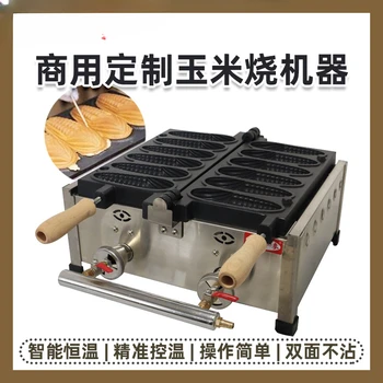 Индивидуална газова машина за печене на царевица, машина за вафельного торта, индивидуално форма, електрическо нагревательное газово незалепващо покритие,