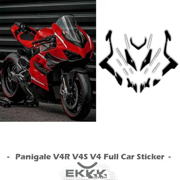 За Ducati Panigale V4 V4S V4R Superleggera V4 Мотоциклет Цялата Автомобилна Стикер Стикери С Кухи Логото на Пълна Автомобили Стикер Стикер