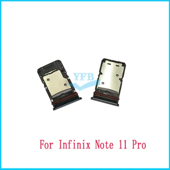 10 бр. За Infinix Note 11 Pro X697 Zero X Pro X6811 Note 11s X698 Тава За Sim-карти на Притежателя Четец Адаптер Резервни Части За Ремонт на