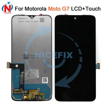 За Мото g7 LCD дисплей тъчпад Дигитайзер, Подмяна на стъкло, екран за Motorola G6 g7 LCD plus