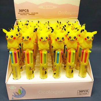 Анимационен карикатура Pokemon Pikachu Неутрално молив за ученици, детски молив за студенти Kawaii, канцеларски пособия за деца, подарък за рожден ден
