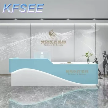 дължина 120 см Хотелски салон Kfsee Маса за приемане на гости бюро