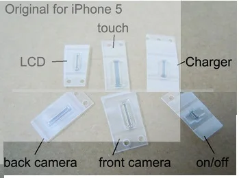 2--50 компл./лот, пълен комплект за iPhone 5 5G LCD сензорен екран сензор на камерата зарядно устройство батерия конектор спк стартира строителни върху дънната платка