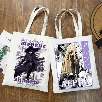 The Eminence In Shadow Print Множество чанта за пазаруване, женски холщовые чанти-тоут, еко-чанта, мультяшные чанта през рамо, за да купувачи