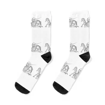 Чорапи Ancient Guardian, спортни баскетболни чорапи за момичета, мъжки