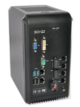 CSI-Q2-V1.0 Контролер на система за машинно зрение 4 Gige PoE Интерфейса на камерата USB2.0 3,0 rs232 сериен порт използва процесор i5 64 GB SSD