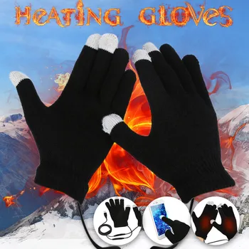 Топли Носимые Отопление ръкавици Меки Зимни Преносими USB Ръкавици за постоянна температура на ръце