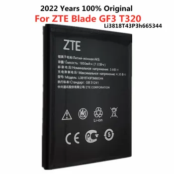 2022 Оригинален Li3818T43P3h665344 Батерия с капацитет 1850 mah За Мобилен Смартфон на ZTE Blade GF3 T320, Сменяеми Батерии Bateria