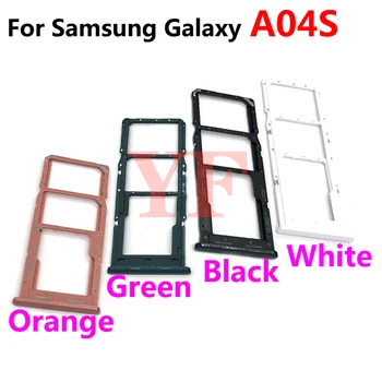За Samsung Galaxy A04S A04E A04 Основната A047F A042F A045F Слот за SIM-карти тава Чип разтегателен Притежателя ремонт на Дубликат Част