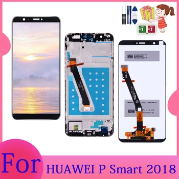 LCD дисплей за Huawei P Smart 2018 СМОКИНЯ-LX1/LA1/LX2 LCD дисплей с сензорен екран Смяна на Екрана за Huawei p smart 2018 Дисплей
