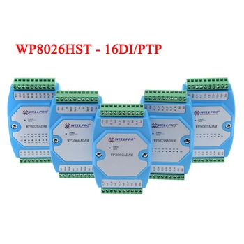 Цифров/Переключающий Значение Двухточечный модул за дистанционно предаване на RS485 Suzan, Изолиран 16-канален DI WP8026HST