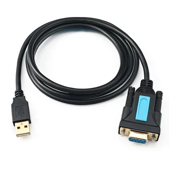 Адаптер USB-RS232 с микросхемой PL2303 Кабел USB2.0 Male-RS232 Female за Mac OS за Linux/ Windows XP/ Vista/7/8/10, 2 м