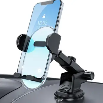 Държач за мобилен телефон, Поставка за мобилен телефон с твърдо приклеивающимся основа, съвместима с прозорец и предното стъкло на автомобила