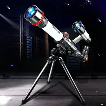 Детски професионален телескоп с висока разделителна способност, децата от мъжки и женски пол, студенти Гледат звездите и Луната, научни играчки