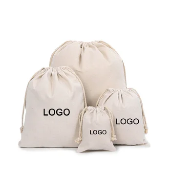 100шт Подарък памучни чанти с двойно шнурком, торби за прах, коледни торбички за бонбони/ бижута
