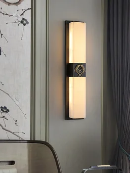 ретро wandlamp монтиран на стената лампа за дневна определя отточна тръба на шарнирна връзка лост монтиран на стената лампа с бял колан сладък лампа за баня в ретро стил