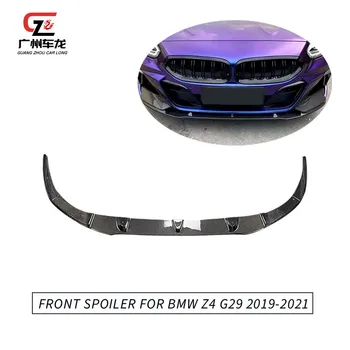 Лопата За Устни Преден Дифузьор Колата Z4 G29 2019-2021 TRD AC Style Carbon Fiber Look Body Kit Подмяна на Външната Част