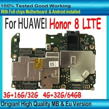 64 GB Оригинал за дънната платка Huawei Honor 8 lite Добре работеща дънна платка за HUAWEI Honor 8 lite Логическа такса Honor 8lite