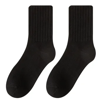 Обикновена спортни чорапи, Памучни чорапи, висококачествен трикотаж носочные изделия, Комфортна вело кальцетины за мъже и жени, колоездене кальцетины на открито