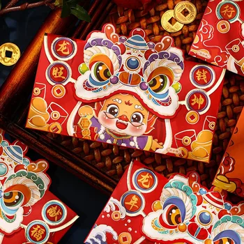 Пролетен фестивал 2024 танцово Червен плик Коледна Червена чанта Китайски Червен плик