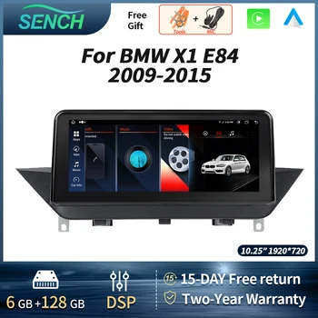 10,25 Монитор Android 13 система автомобилен IPS сензорен екран за BMW X1 E84 2009-2015 БТ Google WIFI GPS Navi Carplay Мултимедийно радио