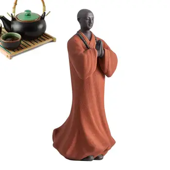 Статуята на Монах, Статуетка на Буда, Декор, Статуетка на Малък Буда, Статуетка Монах, Кола украса за спални, трапезария, кабинет, Хол