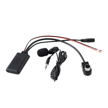 2X Автомобилен Bluetooth, AUX Адаптер за Безжична Аудио Телефонно Обаждане Микрофон Високоговорител За Alpine KCA-121B AI-NET CDA-9857 CDA-9886