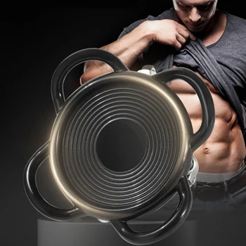 Тренажор за корема с подвижна диск Ab Roller, въртящи се на 360 градуса симулатор за укрепване на кръста, мултифункционален за домашни тренировки във фитнеса