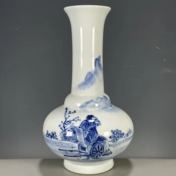 Колекция антикварен порцелан късната династия Цин, открита ваза Ван Бу Цинхуа