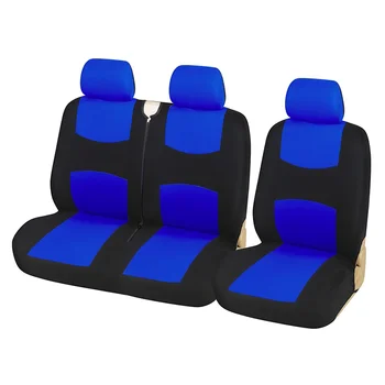 2 + 1 Сини покривала за автомобилни седалки, седалките камиони/микробуси, Аксесоари за интериора на камиони за Renault Peugeot Опел Виваро