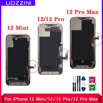 INCELL OLED LCD За iPhone 12 Mini/12/12 Pro/12 Pro Max 100% Тествани LCD дисплей С Цифров Преобразувател на Екрана В Събирането За Подмяна на Части