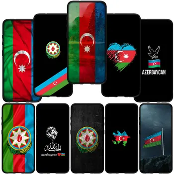 Калъф с Флага на Азербайджан Nonka за Телефон VIVO Y31 Y20 Y21 Y33S Y52S Y51 Y53 Y70 Y74S Y75 Y76 T1 Y11 Y12 Y15 Y17 Мек Калъф