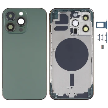 Делото с чекмедже за SIM-карти, странични бутони, обектива на камерата за iPhone Pro 13