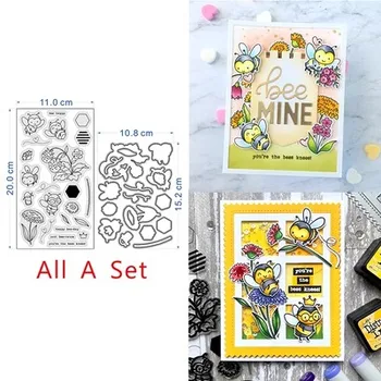 Прозрачни силиконови печати Animal Animal Bees за scrapbooking със собствените си ръце / производство на картички / детски забавни декоративни принадлежности 9