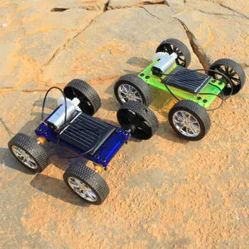 Мини-автомобил на слънчева батерия САМ, играчка за слънчева батерия, забавни играчки, модел на автомобила в събирането, 10 бр.