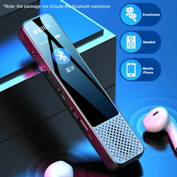 BENJIE G6 Диктофон С Bluetooth Високоговорител MP3-Плейър 8G/16G/32G/64G Диктофон 3072 Kbit/с DSP Инструмент За Запис С шумопотискане